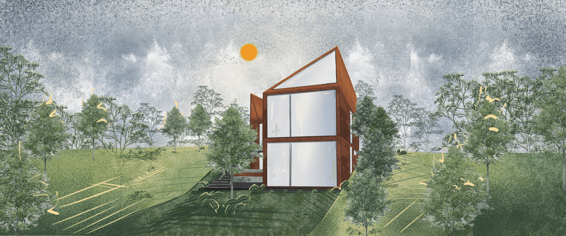 Elegancki projekt architektoniczny